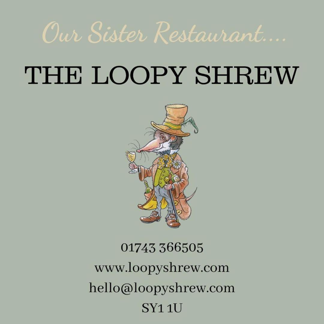 Darwin'S Townhouse Bed & Breakfast Shrewsbury Eksteriør bilde The Loopy Shrew logo